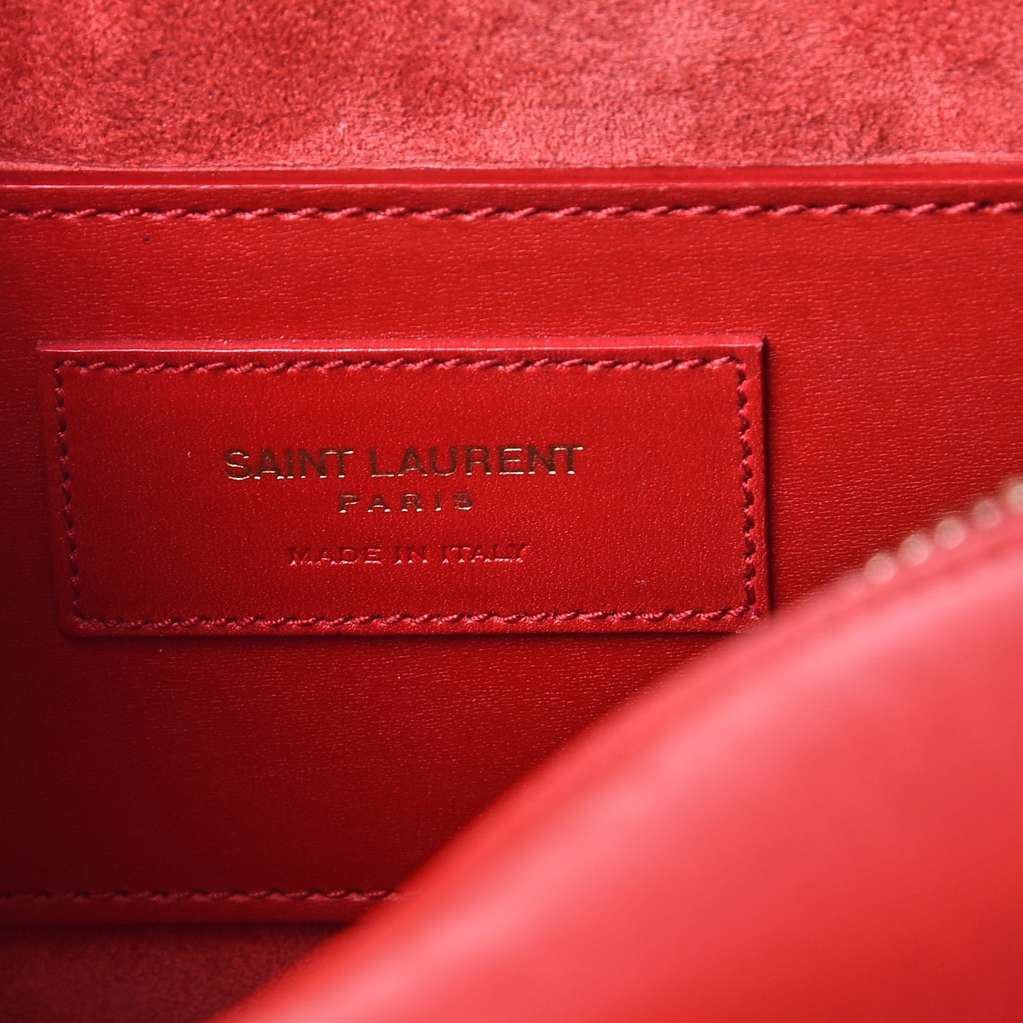 Calfskin Classic Baby Duffle Red