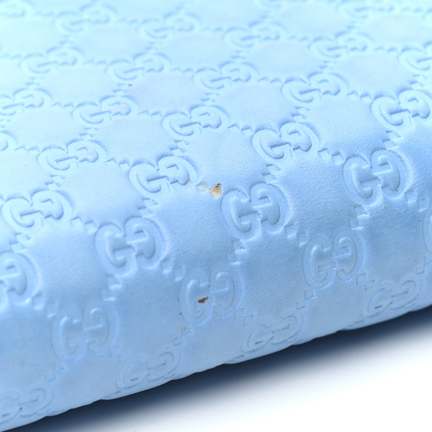Soft Microguccissima Continental Wallet Mineral Blue