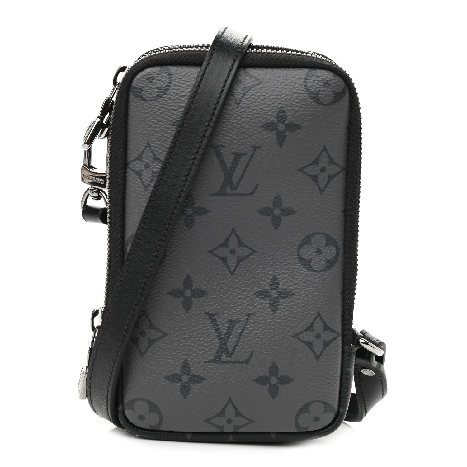 Louis Vuitton Monogram Eclipse Reverse Double Phone Pouch 1 of 10