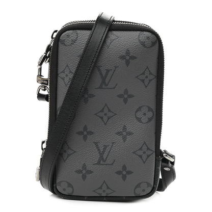 Louis Vuitton Monogram Eclipse Reverse Double Phone Pouch 1 of 10