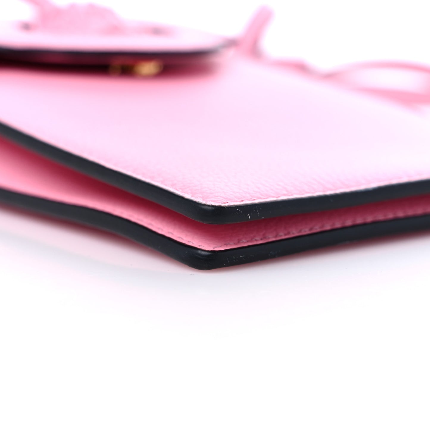 Calfskin La Medusa Chain Crossbody Phone Pouch Pink