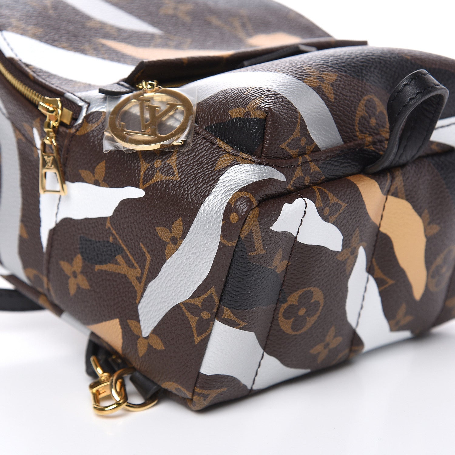 Louis Vuitton X LOL Monogram Palm Springs Backpack Mini Gold Silver 8 of 9