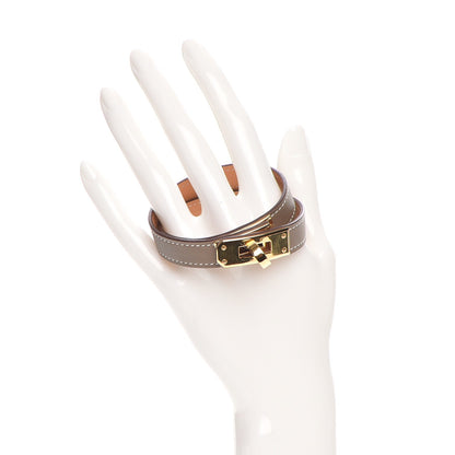 Hermes Swift Kelly Double Tour Bracelet M Etoupe 2 of 6