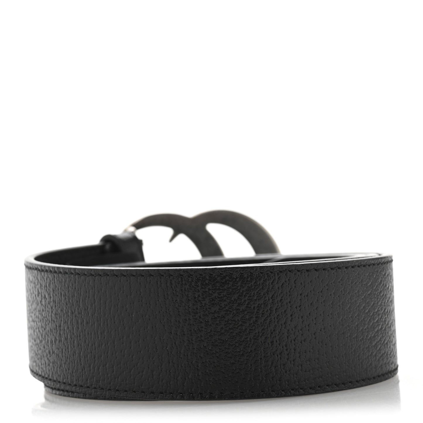 Textured Calfskin Double G 40mm Belt 90 36 Black