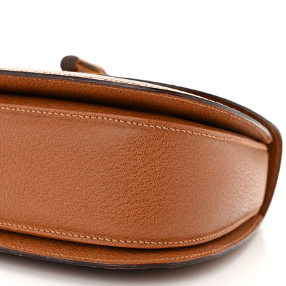 Gucci Grain Calfskin Classic Bamboo Top Handle Bag Brown 10 of 14