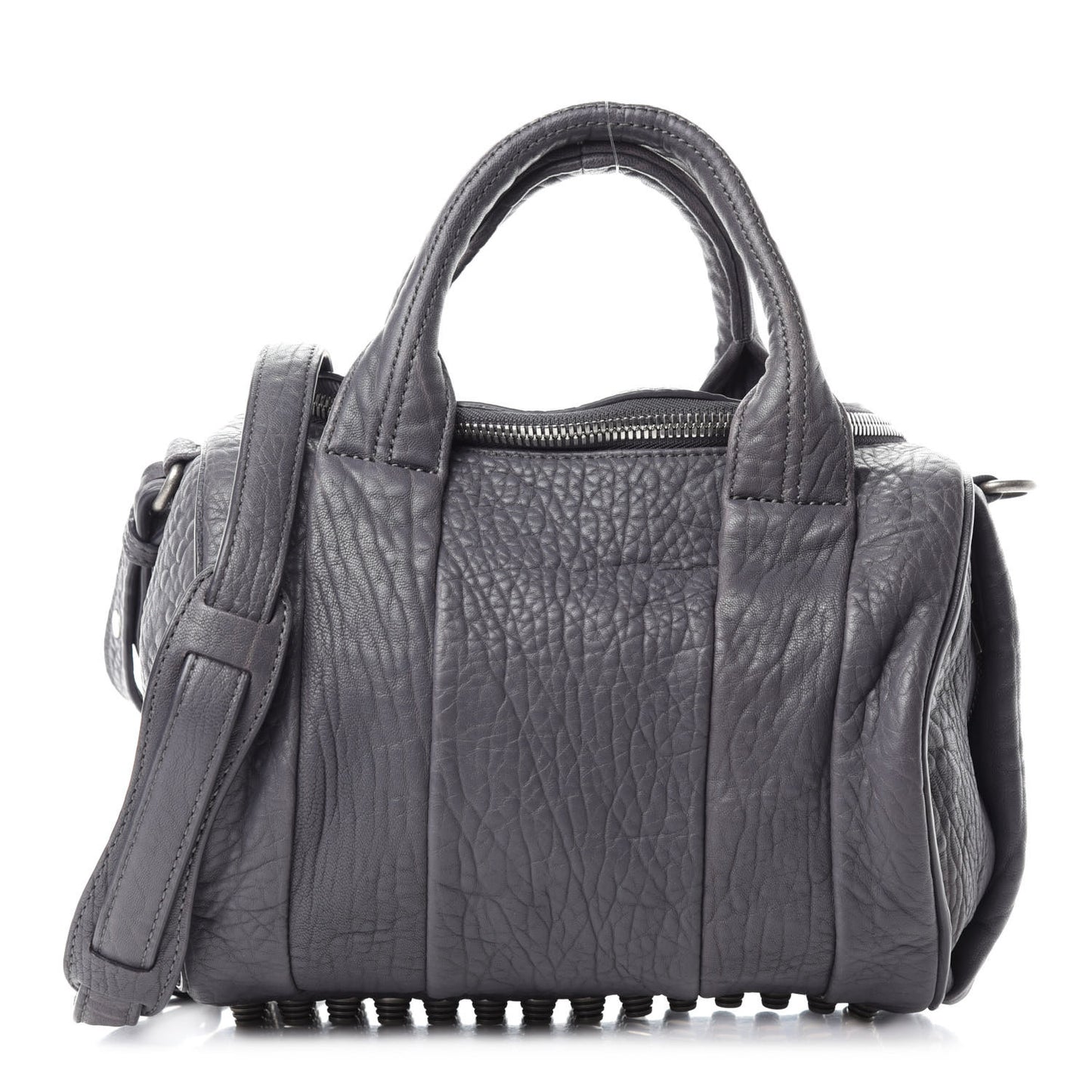 Pebbled Lambskin Rockie Tundra Antique Silver Hardware