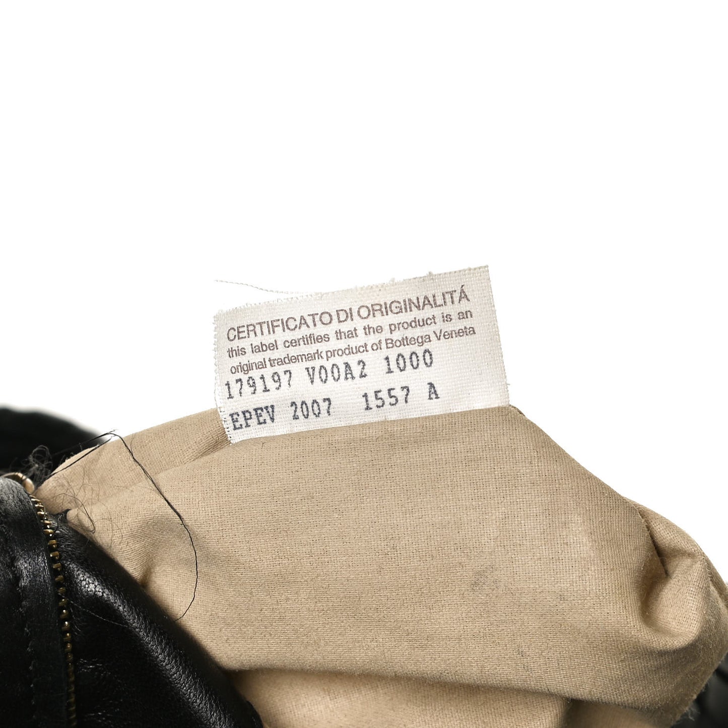 Nappa Intrecciato New Ball Hobo Black