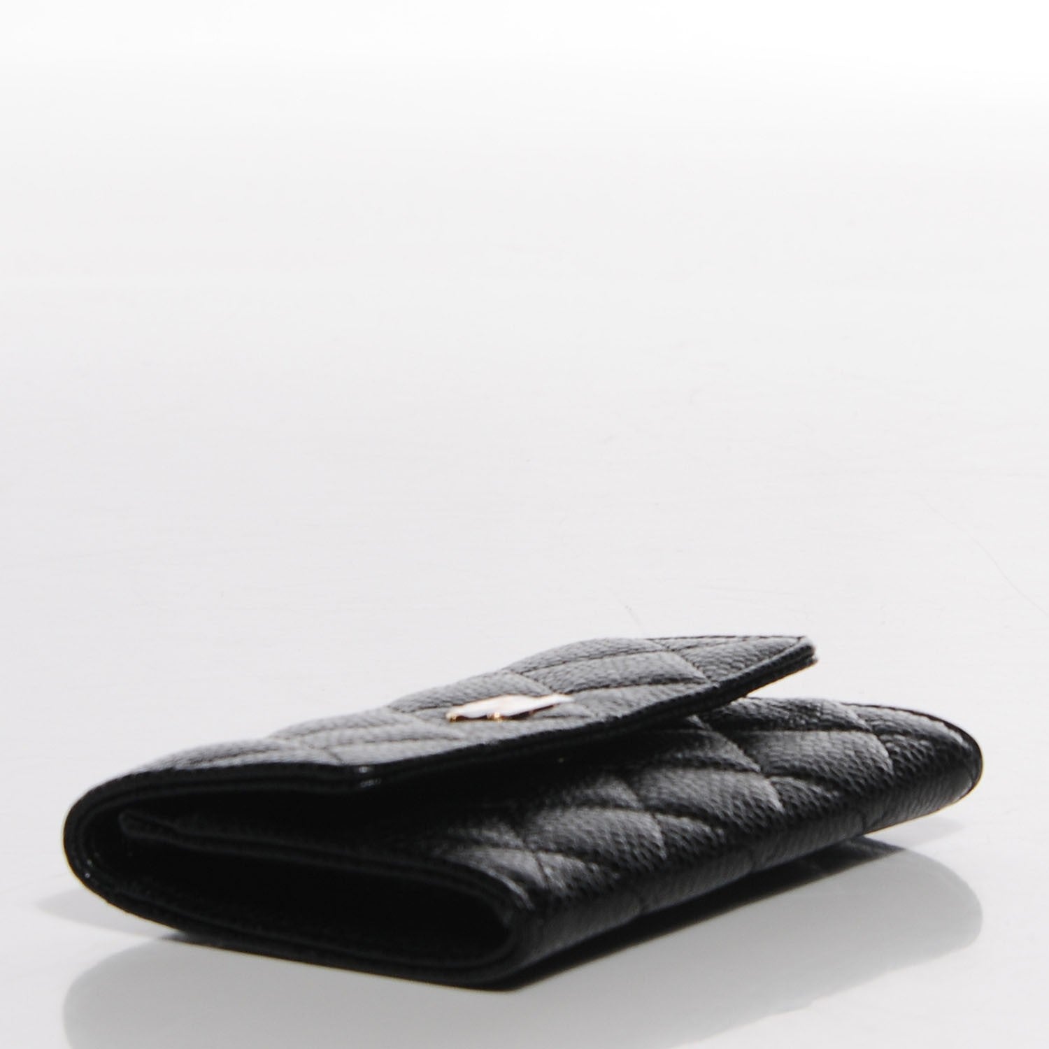 Chanel Caviar Quilted Flap Card Holder Black 3 of 9