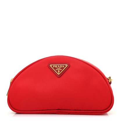 Prada Tessuto Nylon Cosmetic Pouch Rosso 1 of 8
