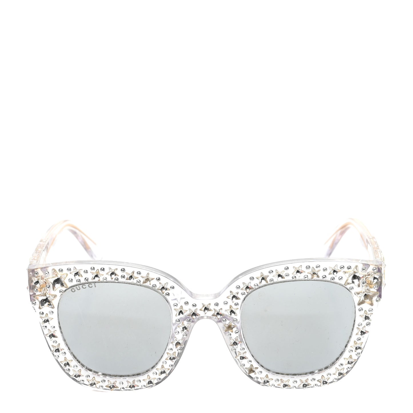 Acetate Crystal Oversize Mirrored Star Sunglasses GG0116S