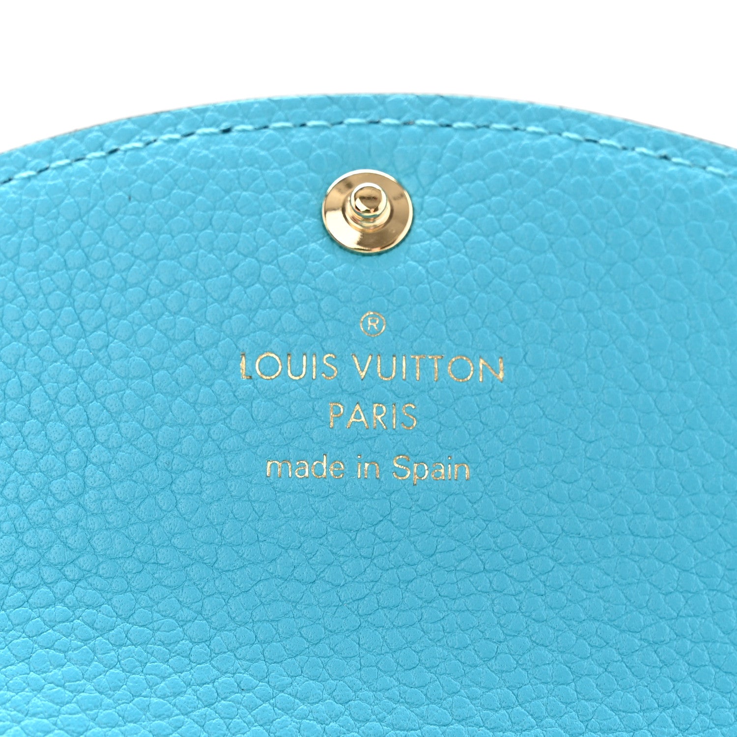 Louis Vuitton Empreinte Rosalie Coin Purse Turquoise 6 of 9