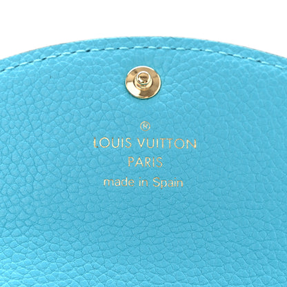 Louis Vuitton Empreinte Rosalie Coin Purse Turquoise 6 of 9