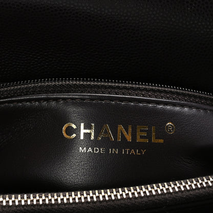 Chanel Caviar Quilted Small Coco Handle Flap Dark Brown 7 of 9