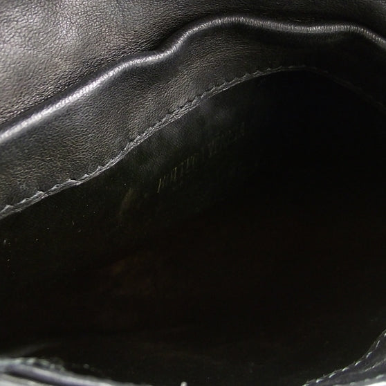 Vintage Woven Clutch Bag Nero