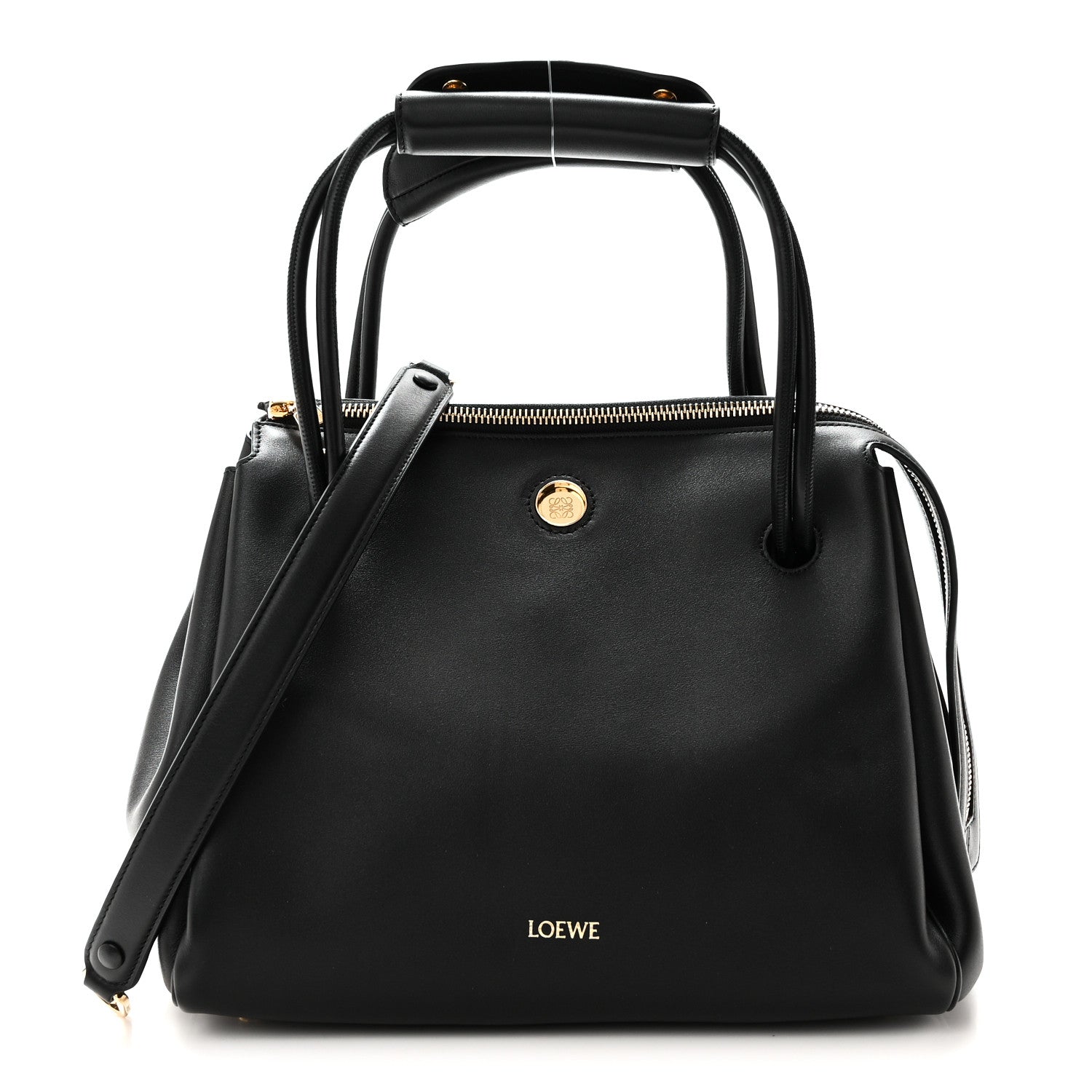 Loewe Supple Calfskin Medium Madrid Bag Black 1 of 9