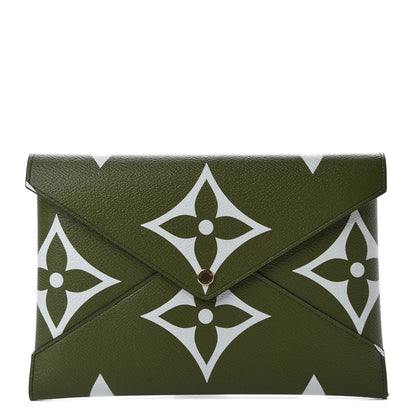 Louis Vuitton Monogram Giant Large Kirigami Pochette Kaki 1 of 7