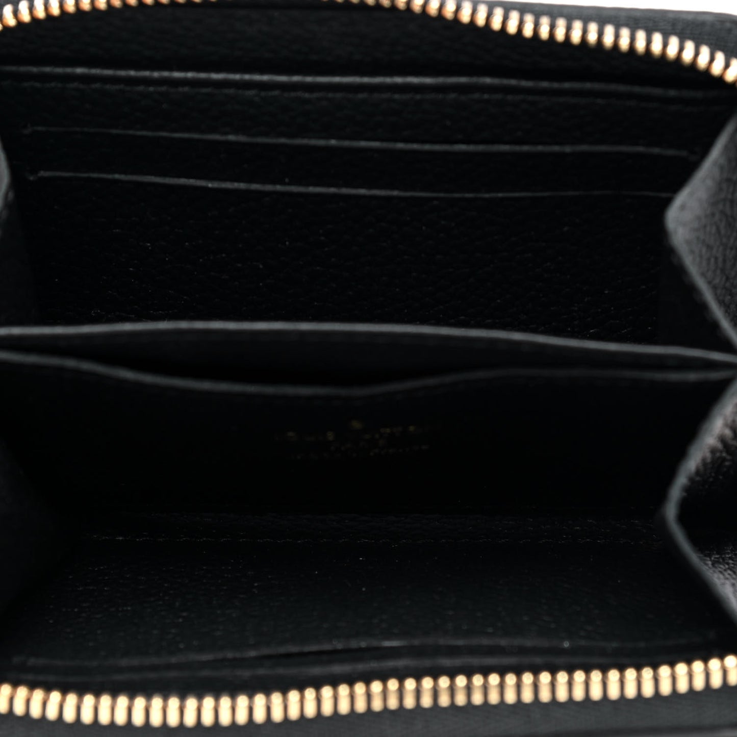Empreinte Monogram Giant Zippy Coin Purse Black Beige