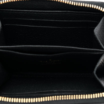 Louis Vuitton Empreinte Monogram Giant Zippy Coin Purse Black Beige 3 of 4