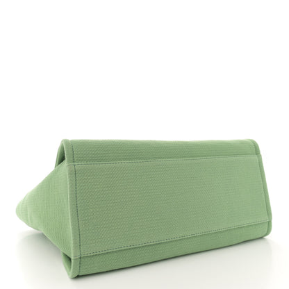Chanel Mixed Fibers Medium Deauville Tote Green 5 of 11