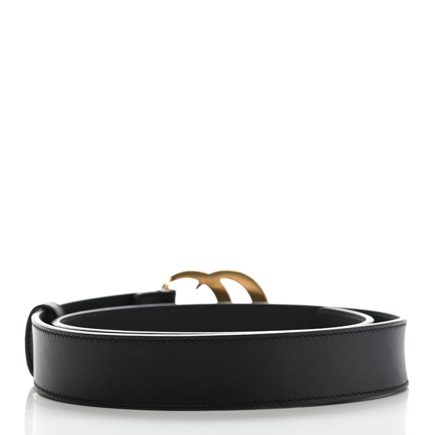Gucci Calfskin Double G 30mm Belt 75 30 Black 2 of 10