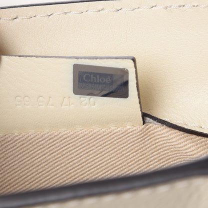 Chloe Suede Calfskin Mini Faye Backpack Off White 7 of 7