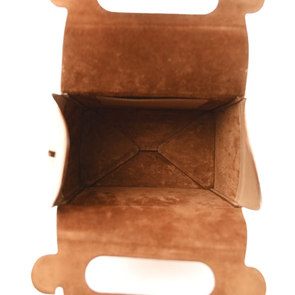 Saint Laurent Calfskin Monogram Take Away Box Dusty Vintage Brown Gold 5 of 11