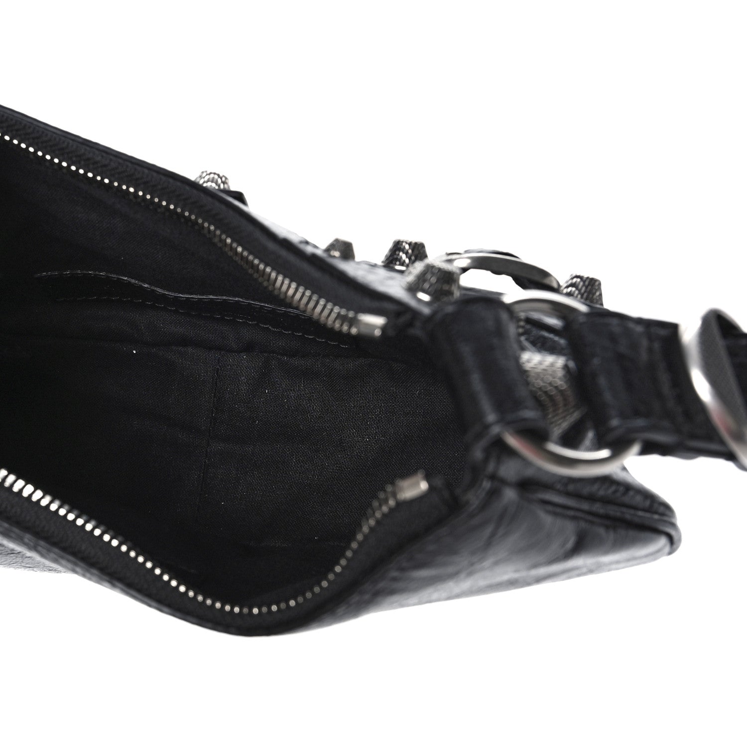 Balenciaga Agneau Arena Le Cagole Shoulder Bag XS Black 5 of 10