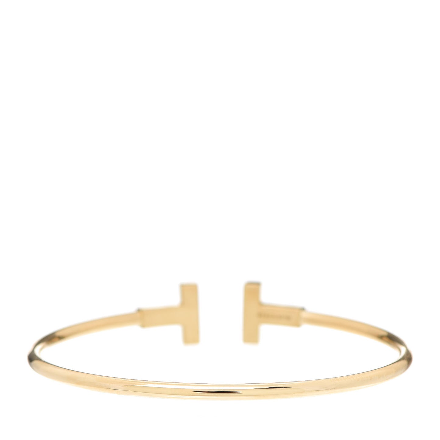 18K Yellow Gold T Wire Bracelet
