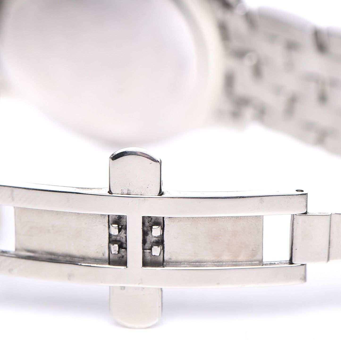 Stainless Steel Diamond Bezel 35mm 5500M Quartz Watch Black