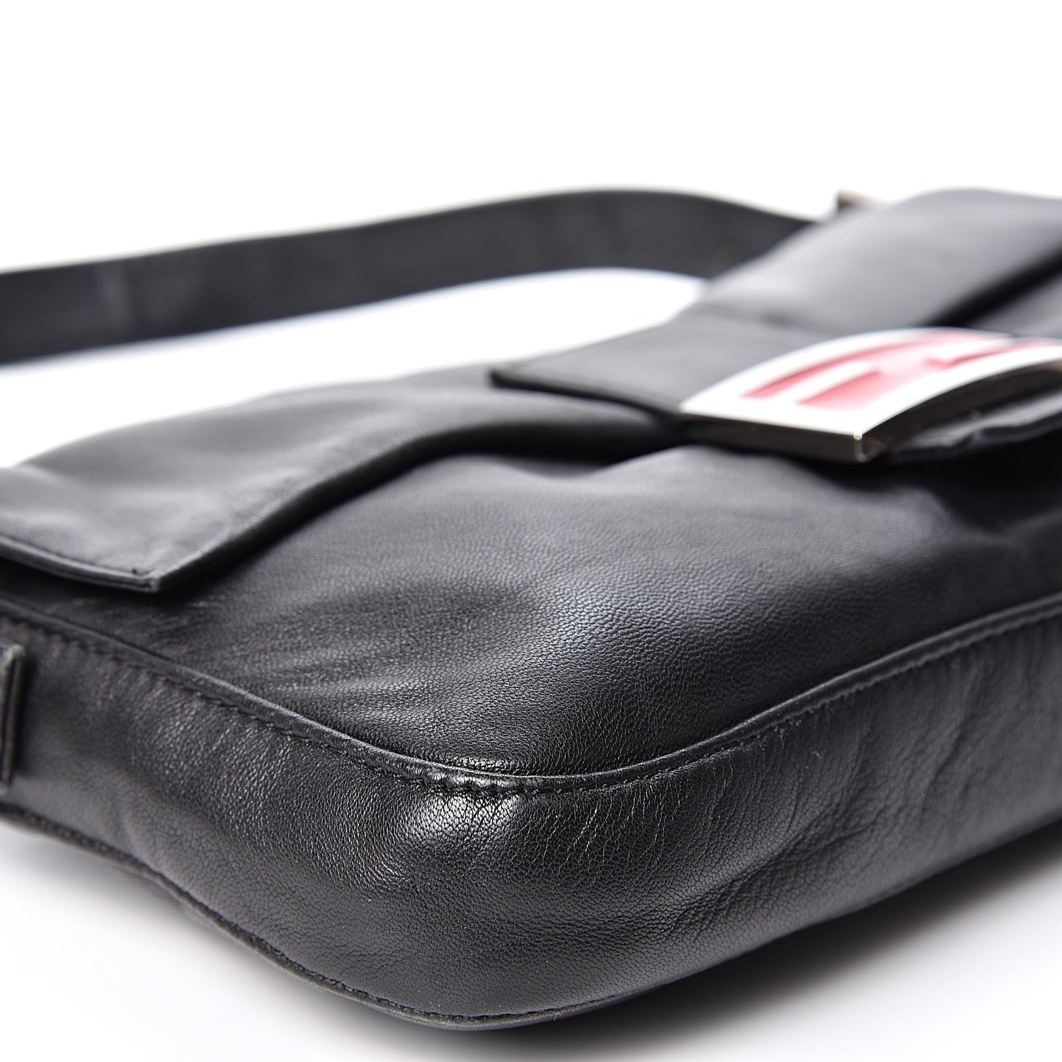 Fendi Lambskin Baguette Black 7 of 8