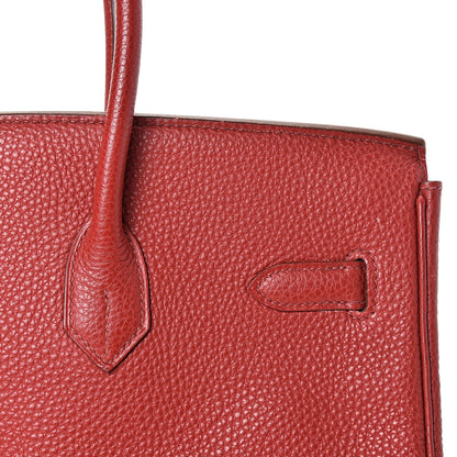 Hermes Togo Birkin 35 Rouge Casaque 7 of 42