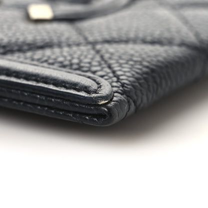 Chanel Caviar Quilted Filigree Card Holder Black 9 of 10