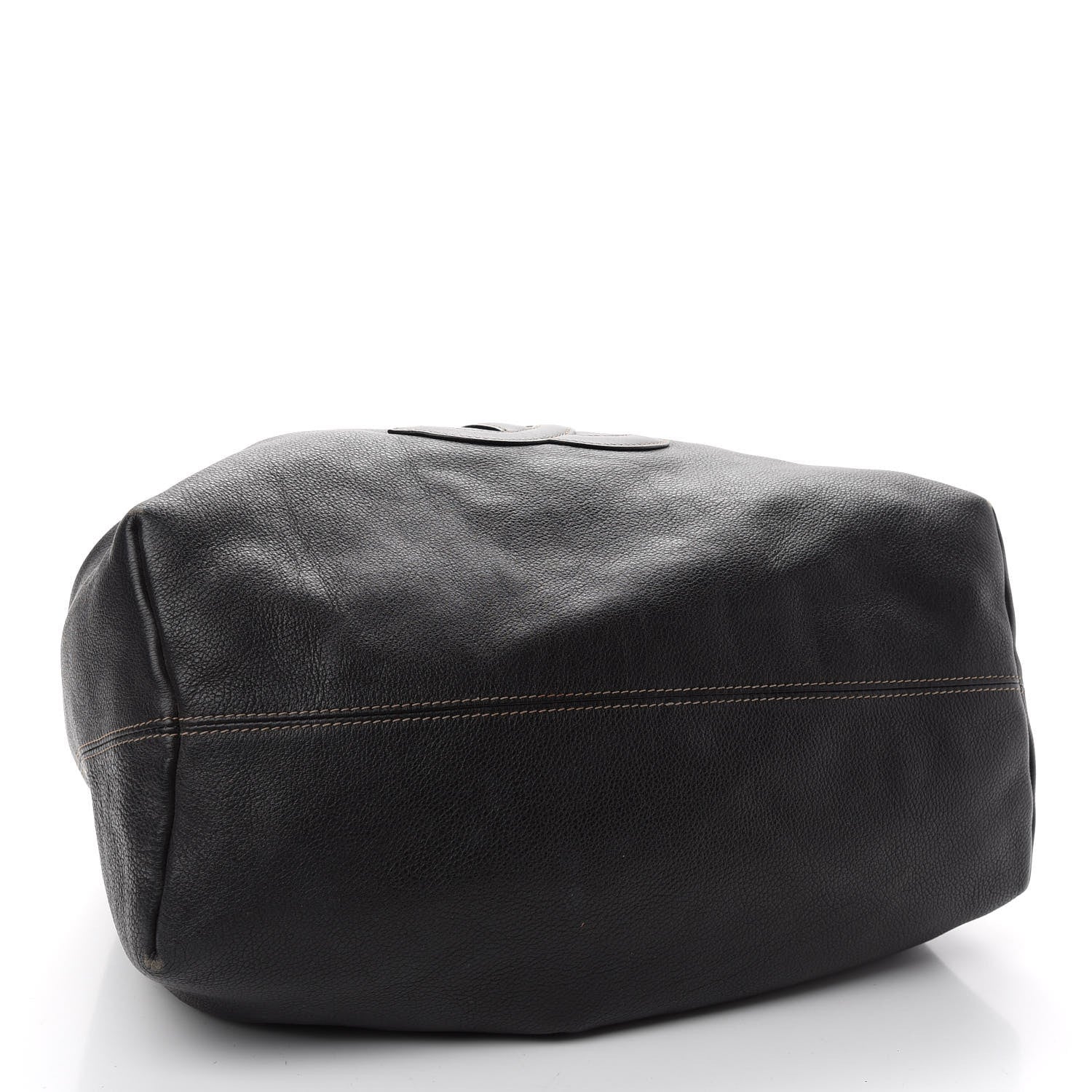 Chanel Grained Calfskin CC Drawstring Bucket Bag Black 4 of 11