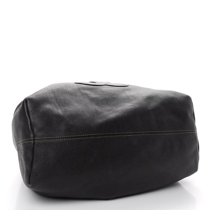 Chanel Grained Calfskin CC Drawstring Bucket Bag Black 4 of 11