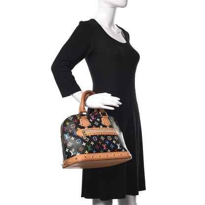 Louis Vuitton Monogram Multicolor Alma Black 2 of 13