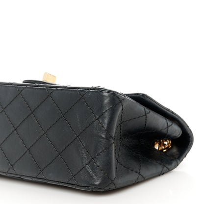 Chanel Aged Calfskin Quilted 2.55 Reissue Mini Flap Black 10 of 10