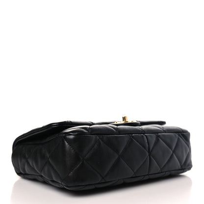 Chanel Lambskin Quilted Large CC Funky Town Flap Black 4 of 9