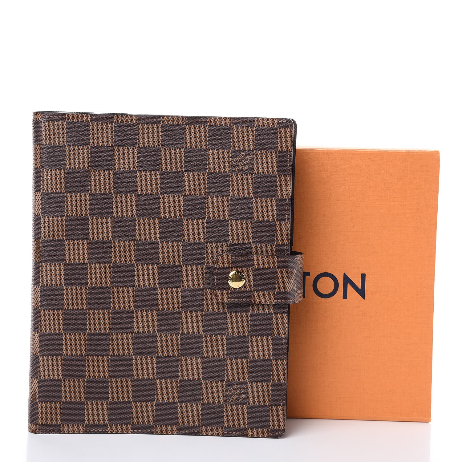 Louis Vuitton Damier Ebene Large Ring Agenda Cover 8 of 8
