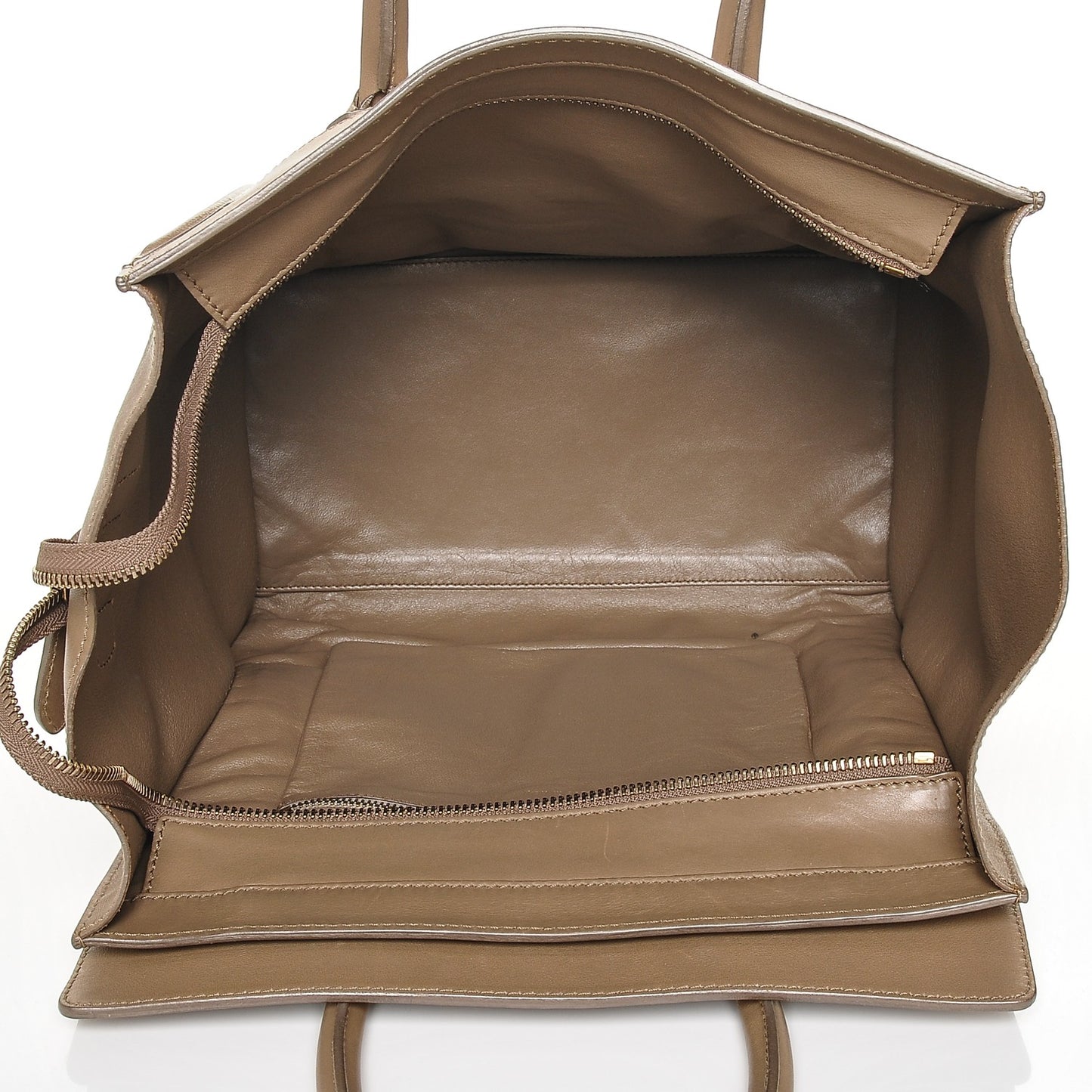 Smooth Calfskin Mini Luggage Camel