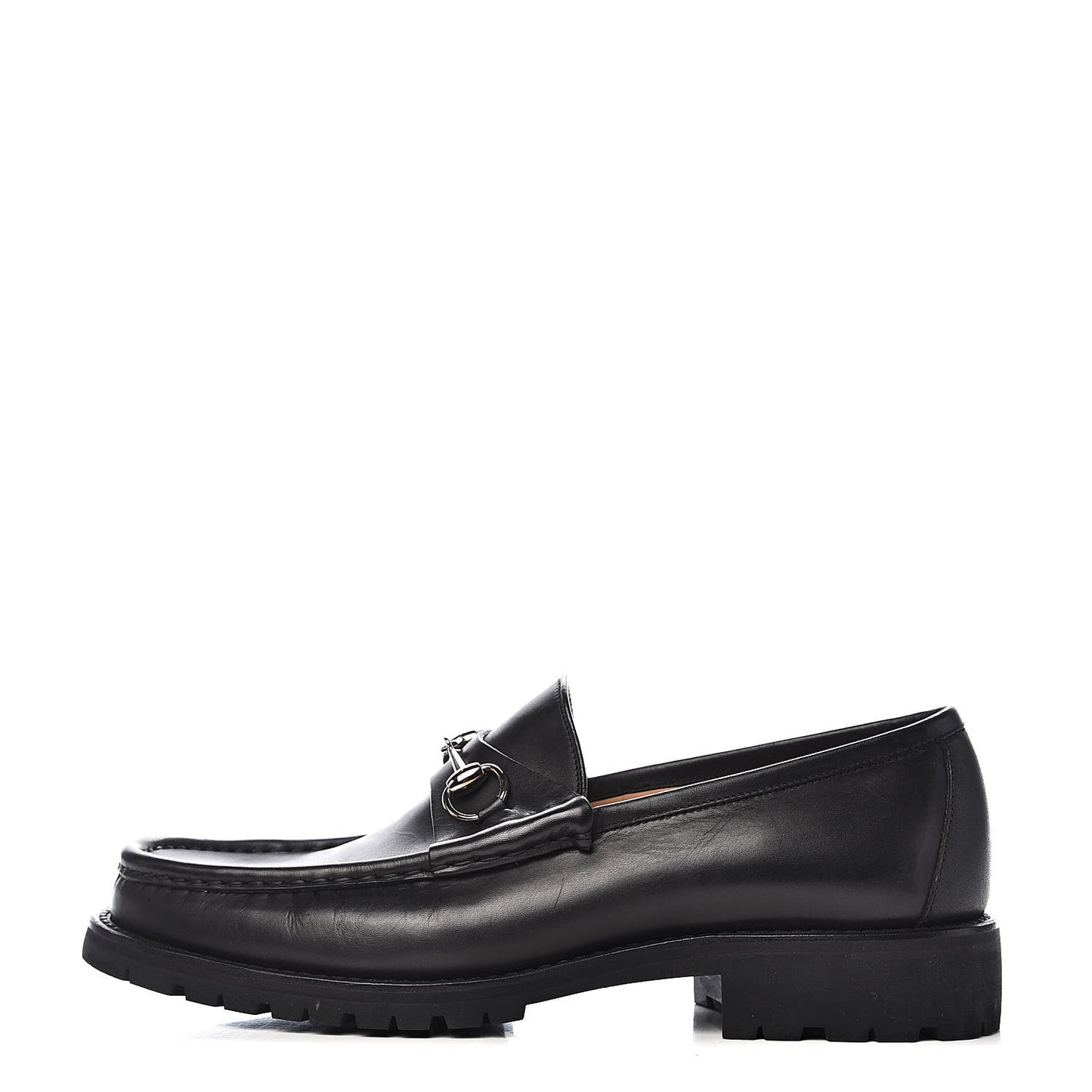 Laredo Calfskin Mens Horsebit Loafers 11 Black