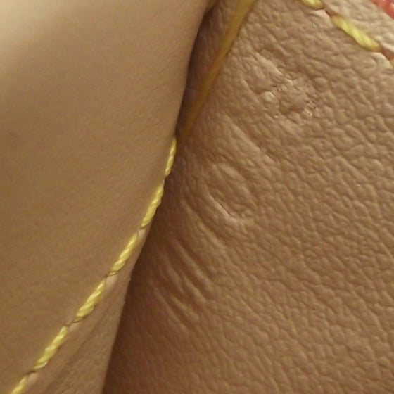 Monogram Multicolor Porte-Monnaie Plat Coin Purse White