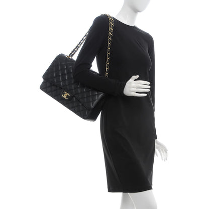 Chanel Caviar Quilted Maxi Double Flap Black 2 of 8
