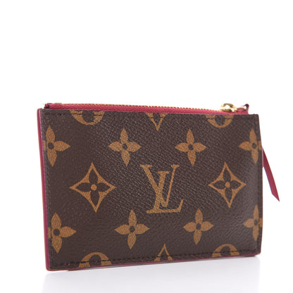 Louis Vuitton Monogram Zipped Card Holder Fuchsia 3 of 6