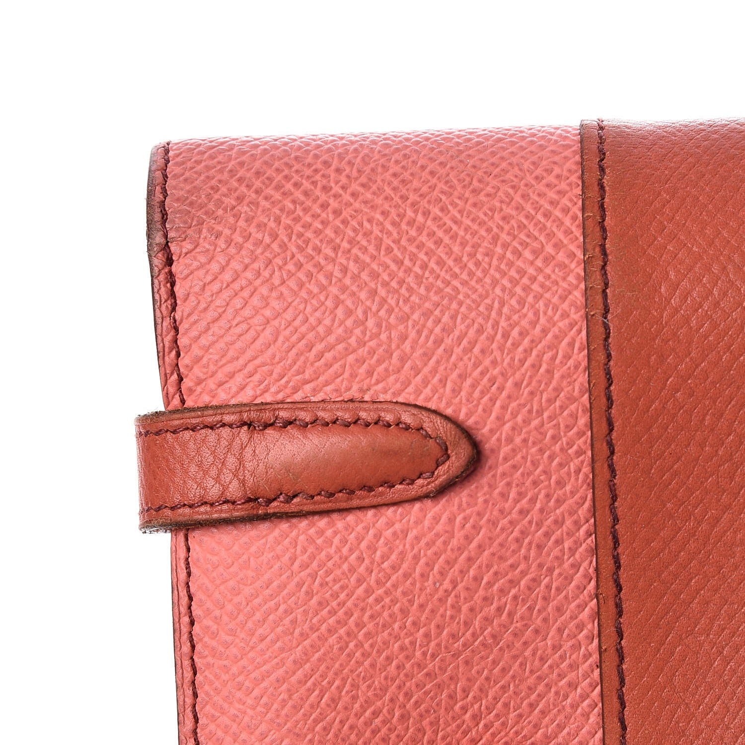 Hermes Epsom Flag Kelly Longue Wallet Corail Flamingo 9 of 13