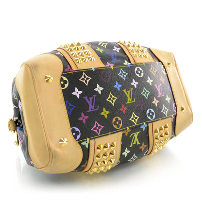 Louis Vuitton Monogram Multicolor Courtney MM Black 4 of 10