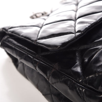 Chanel Vinyl Quilted XXL Reissue Flap Black 16 of 20
