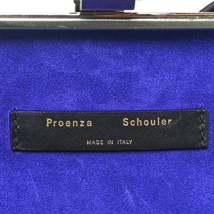 Proenza Schouler Nappa Frame Shoulder Bag Black Purple 7 of 10