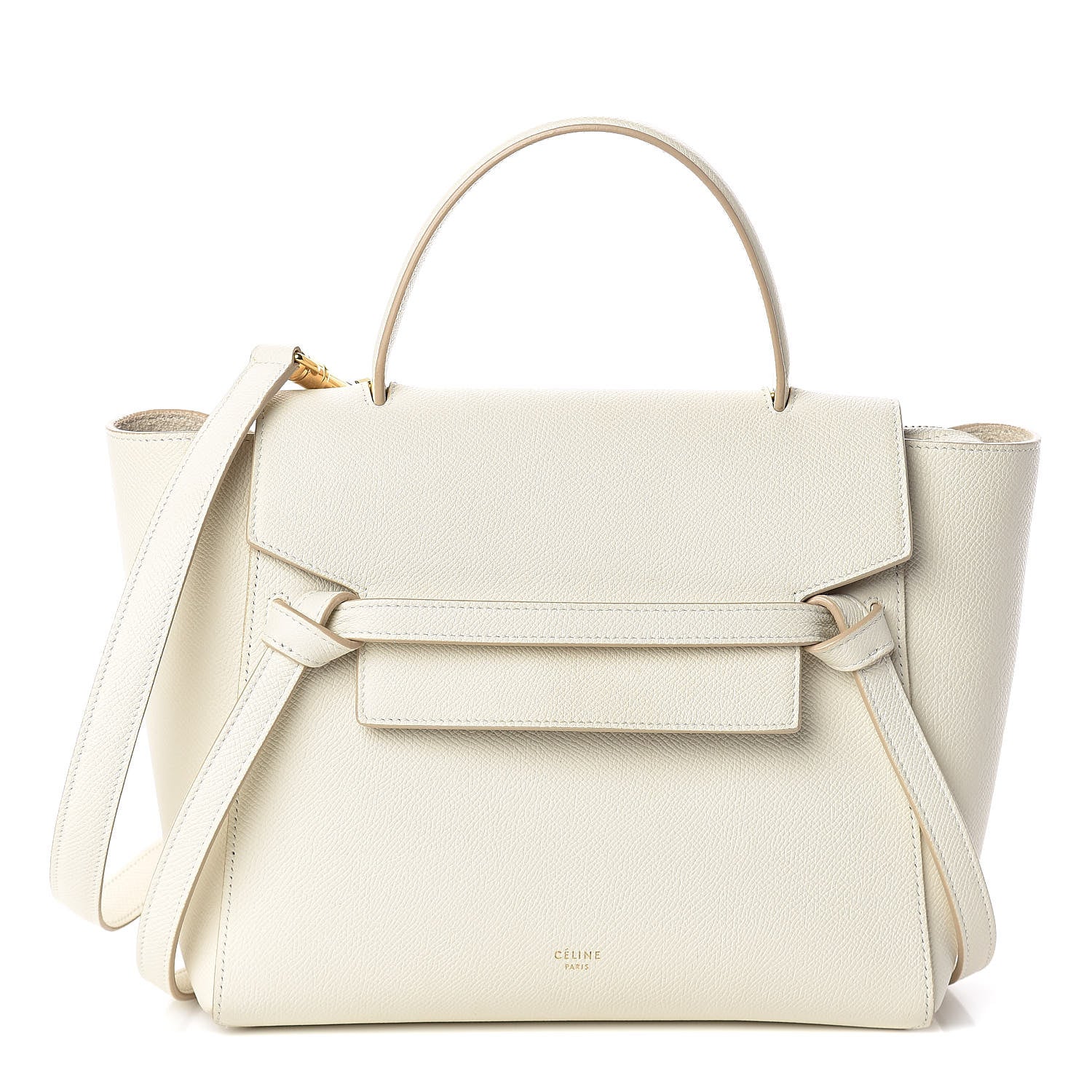 Celine Grained Calfskin Micro Belt Bag Linen 1 of 9