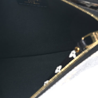 Louis Vuitton Monogram Giant Jungle Pochette Double Zip Black 5 of 10