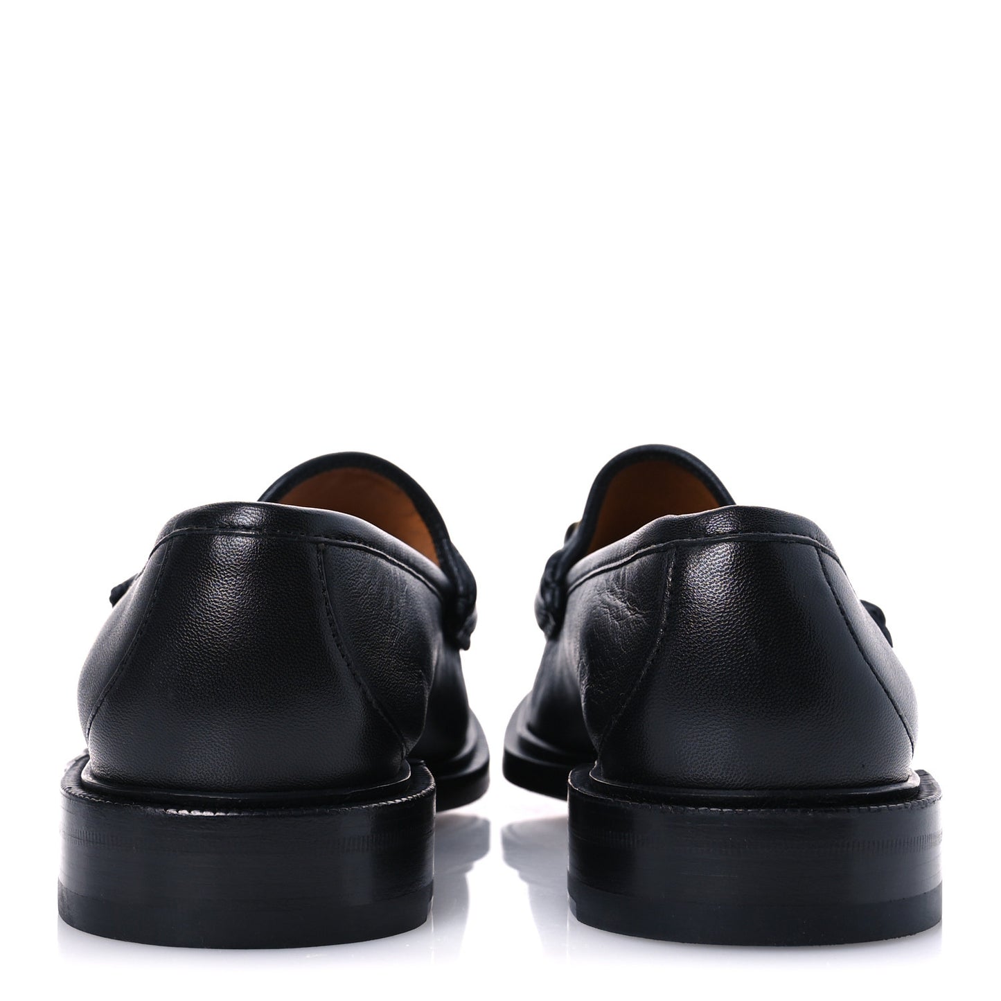 Mandala Goatskin Mens Horsebit Loafers 9 Black